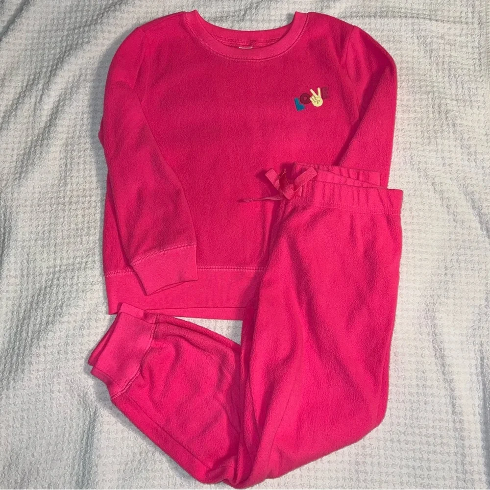 Girls Old Navy Fleece Pajamas Sets - Size 6/7